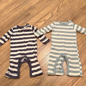 Chickpea striped onesies